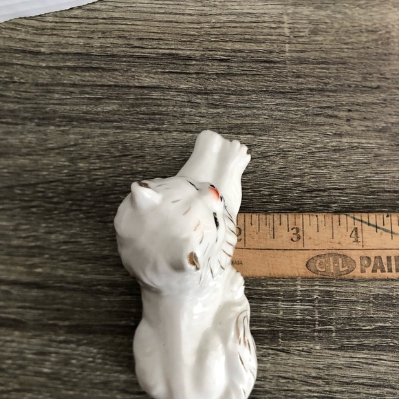 Vtg Porcelain Hand Painted Persian Cat - Picture 9 of 12